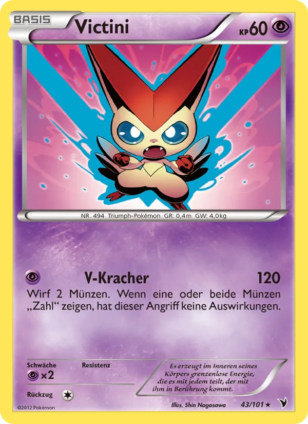 Karte Victini aus Königliche Siege, Nummer 43/101
