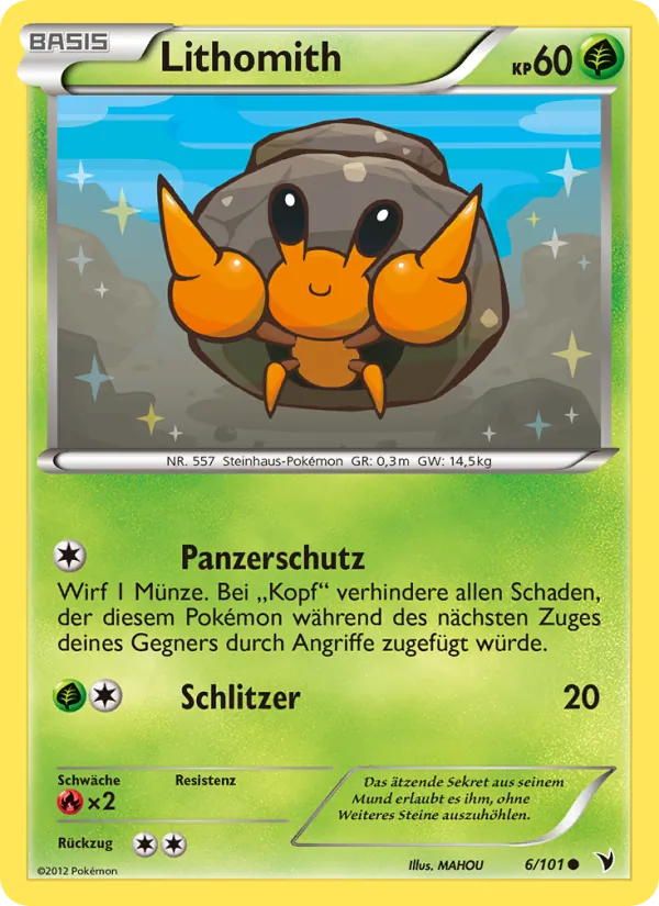 Karte Lithomith aus Königliche Siege, Nummer 6/101