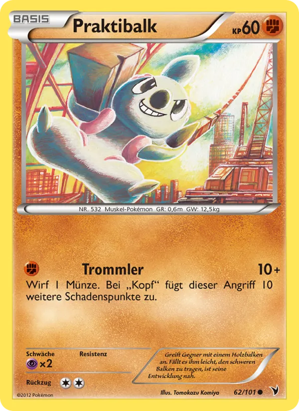 Karte Praktibalk aus Königliche Siege, Nummer 62/101