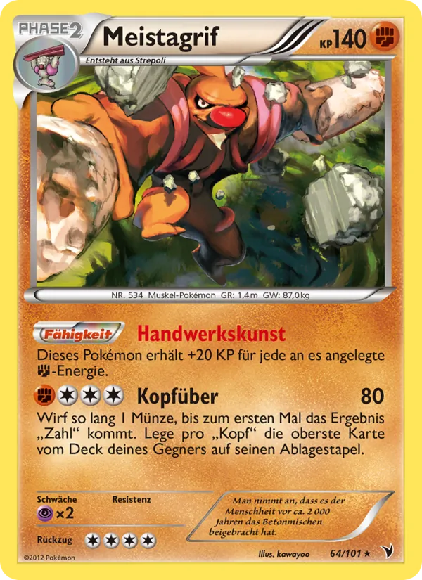 Karte Meistagrif aus Königliche Siege, Nummer 64/101