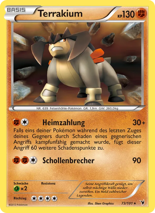 Karte Terrakium aus Königliche Siege, Nummer 73/101