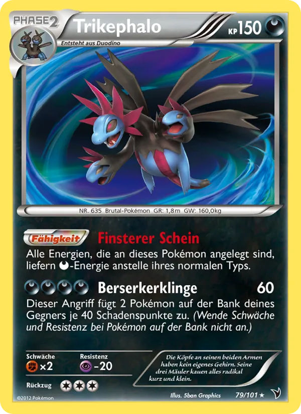 Karte Trikephalo aus Königliche Siege, Nummer 79/101