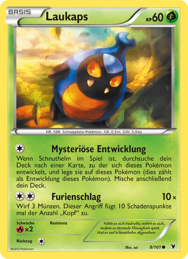 Karte Laukaps aus Königliche Siege, Nummer 8/101