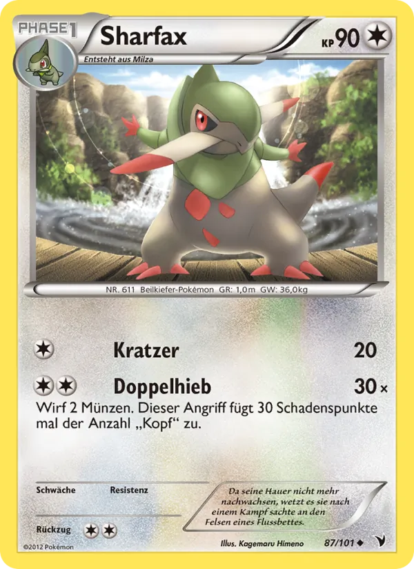 Karte Sharfax aus Königliche Siege, Nummer 87/101