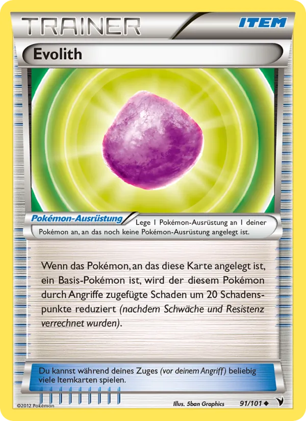 Karte Evolith aus Königliche Siege, Nummer 91/101