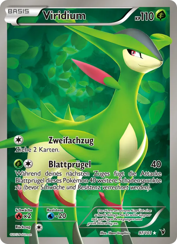Karte Viridium aus Königliche Siege, Nummer 97/101