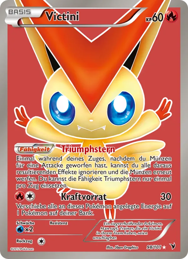 Karte Victini aus Königliche Siege, Nummer 98/101