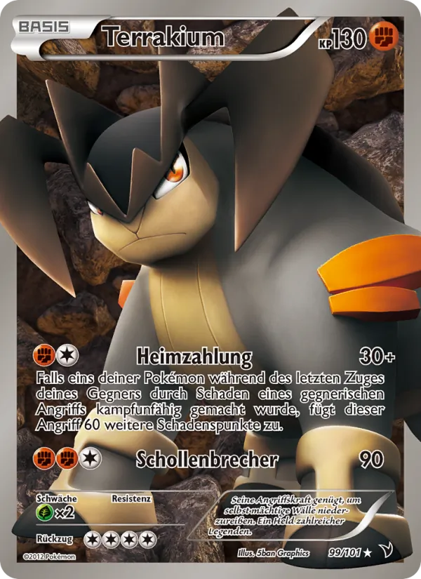 Karte Terrakium aus Königliche Siege, Nummer 99/101