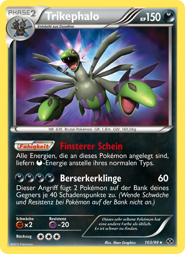 Karte Trikephalo aus Kommende Schicksale, Nummer 103/99