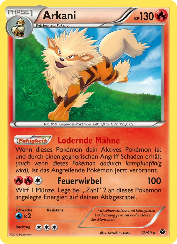 Karte Arkani aus Kommende Schicksale, Nummer 12/99