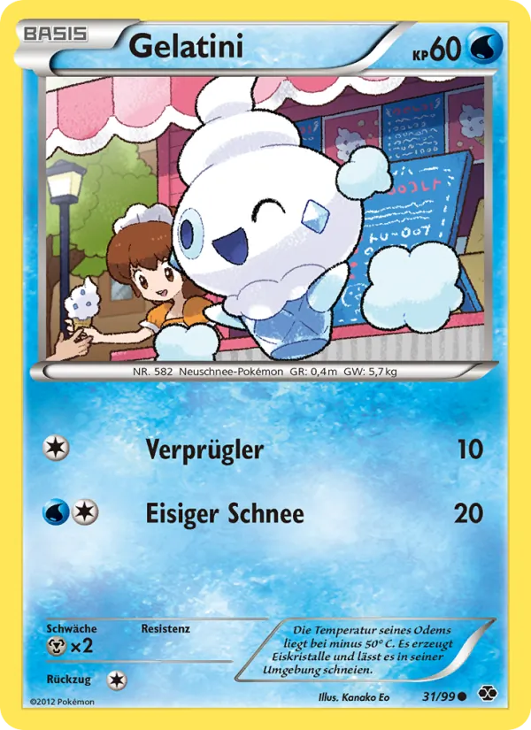 Karte Gelatini aus Kommende Schicksale, Nummer 31/99