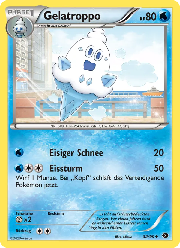 Karte Gelatroppo aus Kommende Schicksale, Nummer 32/99