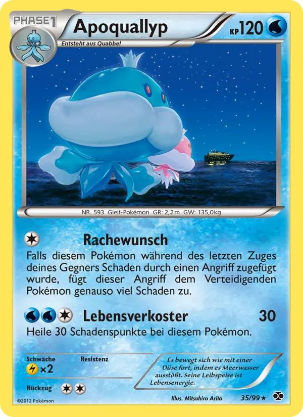 Karte Apoquallyp aus Kommende Schicksale, Nummer 35/99