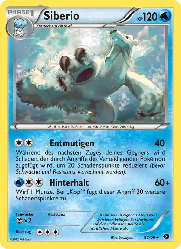 Karte Siberio aus Kommende Schicksale, Nummer 37/99