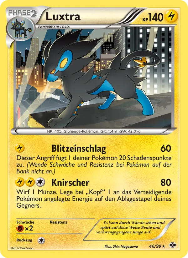 Karte Luxtra aus Kommende Schicksale, Nummer 46/99