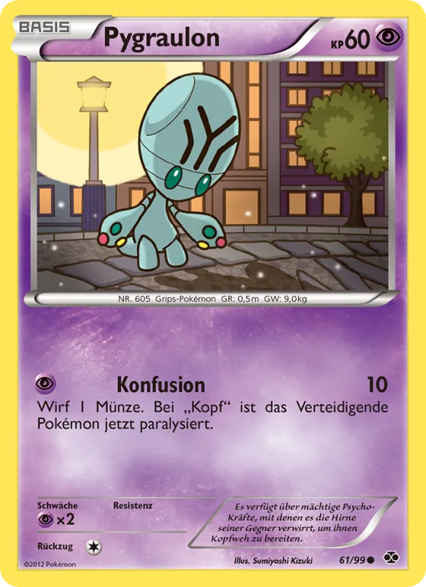 Karte Pygraulon aus Kommende Schicksale, Nummer 61/99