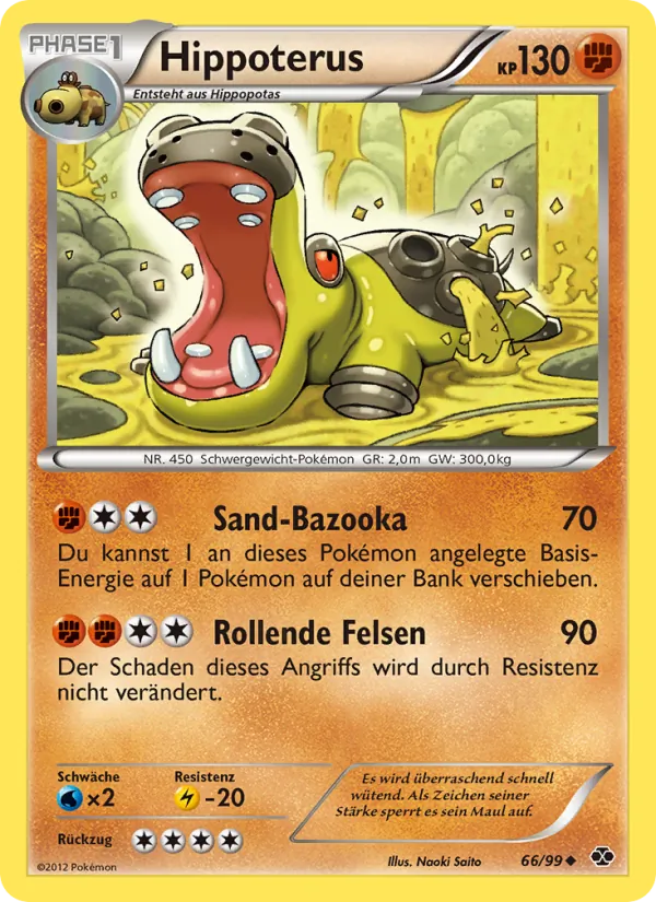 Karte Hippoterus aus Kommende Schicksale, Nummer 66/99