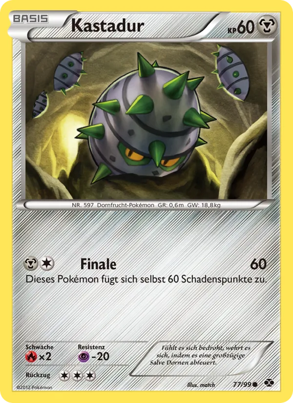 Karte Kastadur aus Kommende Schicksale, Nummer 77/99