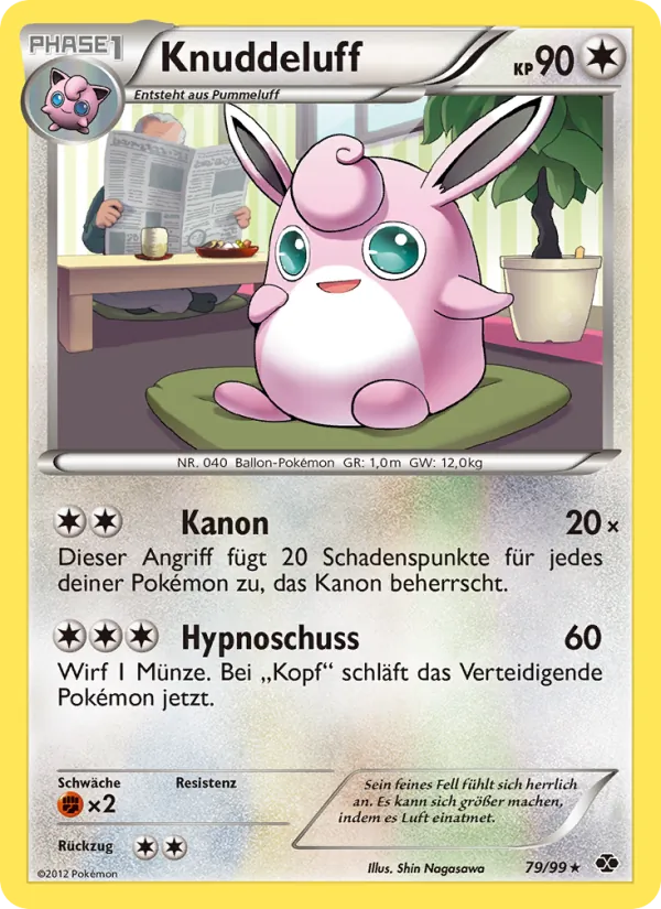 Karte Knuddeluff aus Kommende Schicksale, Nummer 79/99