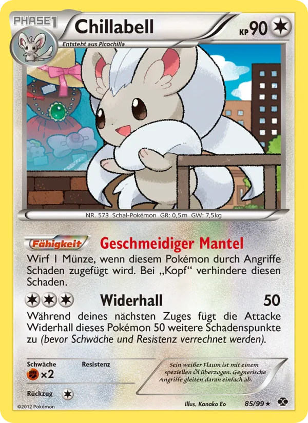 Karte Chillabell aus Kommende Schicksale, Nummer 85/99