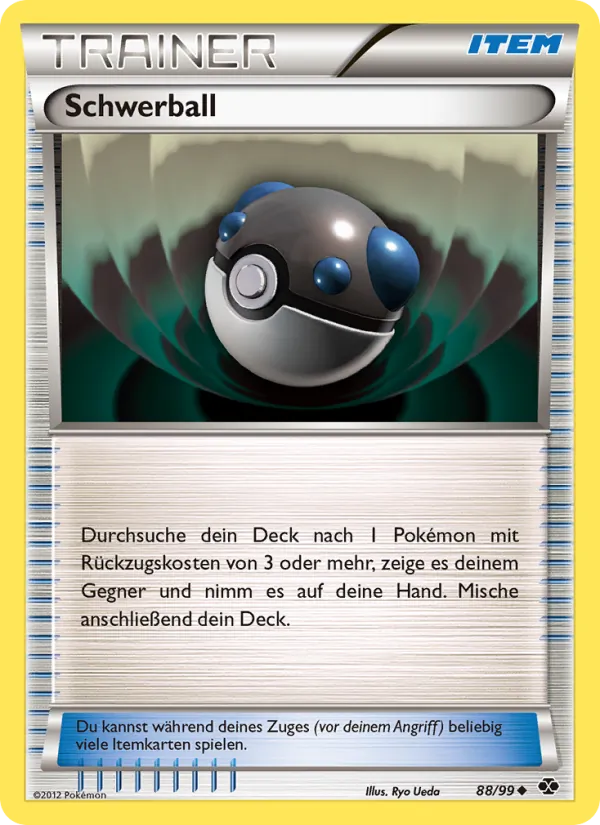 Karte Schwerball aus Kommende Schicksale, Nummer 88/99