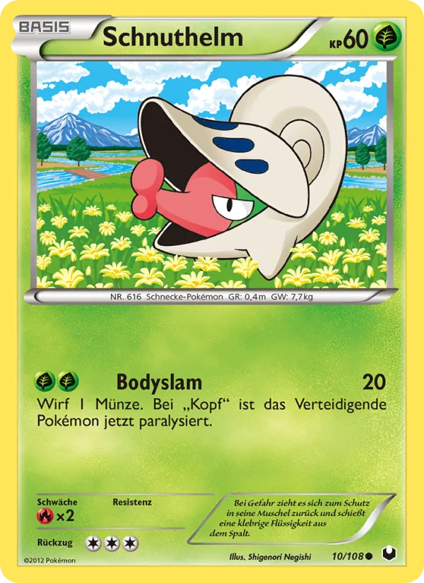 Karte Schnuthelm aus Erforscher der Finsternis, Nummer 10/108