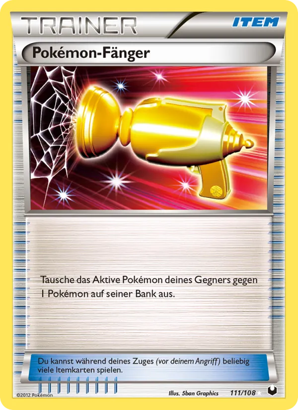 Karte Pokémon-Fänger aus Erforscher der Finsternis, Nummer 111/108