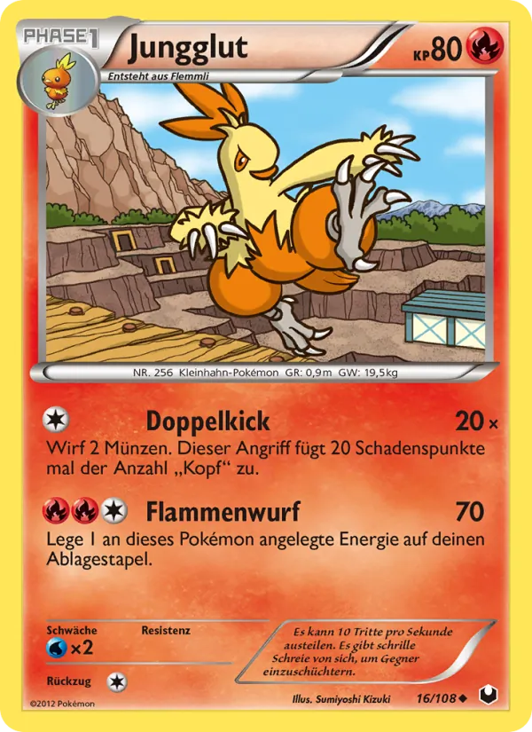 Karte Jungglut aus Erforscher der Finsternis, Nummer 16/108
