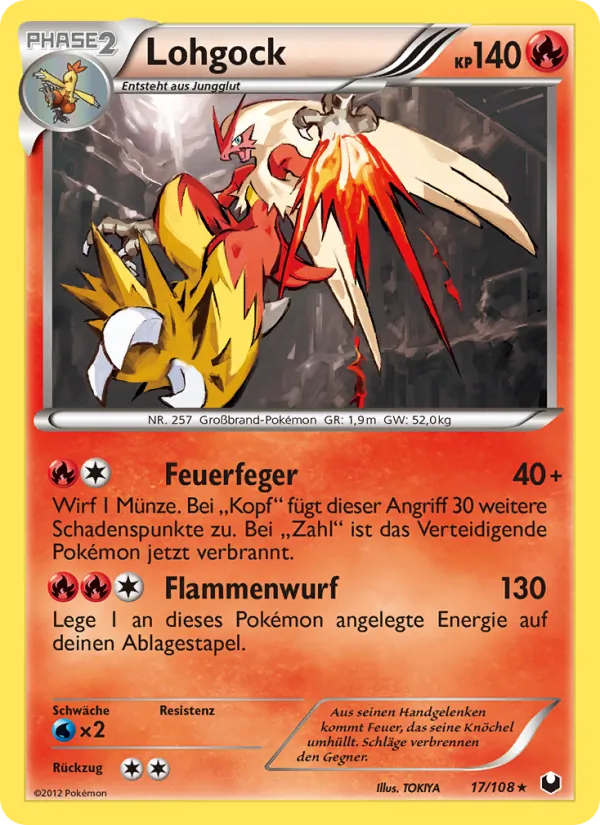 Karte Lohgock aus Erforscher der Finsternis, Nummer 17/108