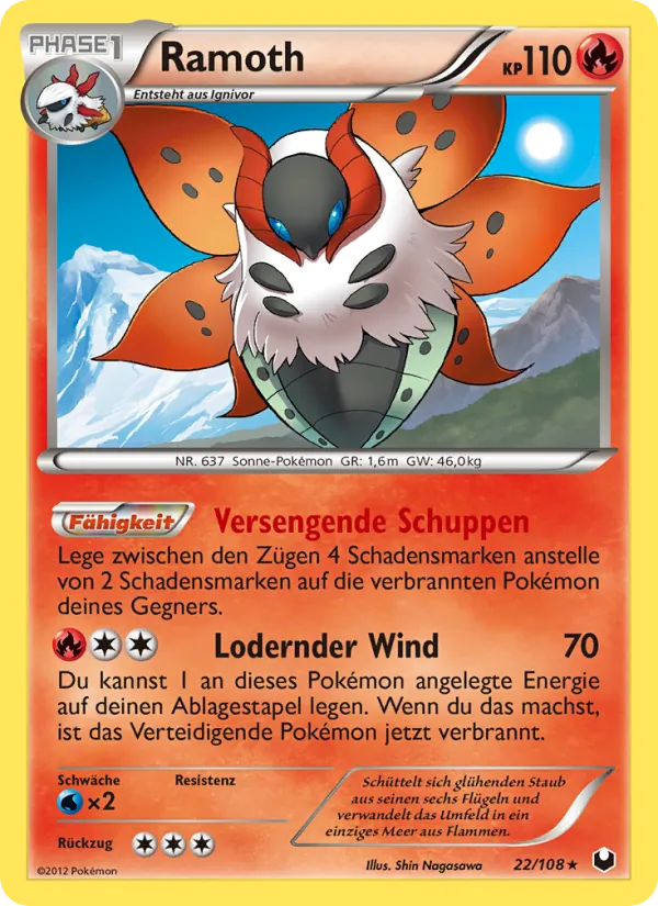 Karte Ramoth aus Erforscher der Finsternis, Nummer 22/108