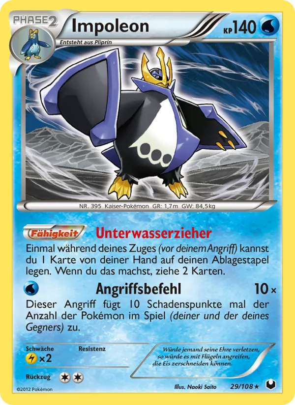 Karte Impoleon aus Erforscher der Finsternis, Nummer 29/108