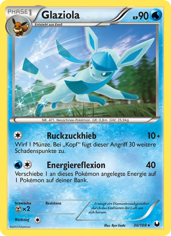 Karte Glaziola aus Erforscher der Finsternis, Nummer 30/108
