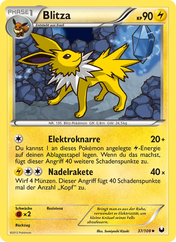 Karte Blitza aus Erforscher der Finsternis, Nummer 37/108