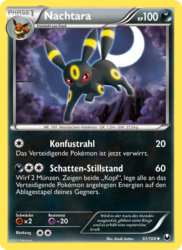 Karte Nachtara aus Erforscher der Finsternis, Nummer 61/108