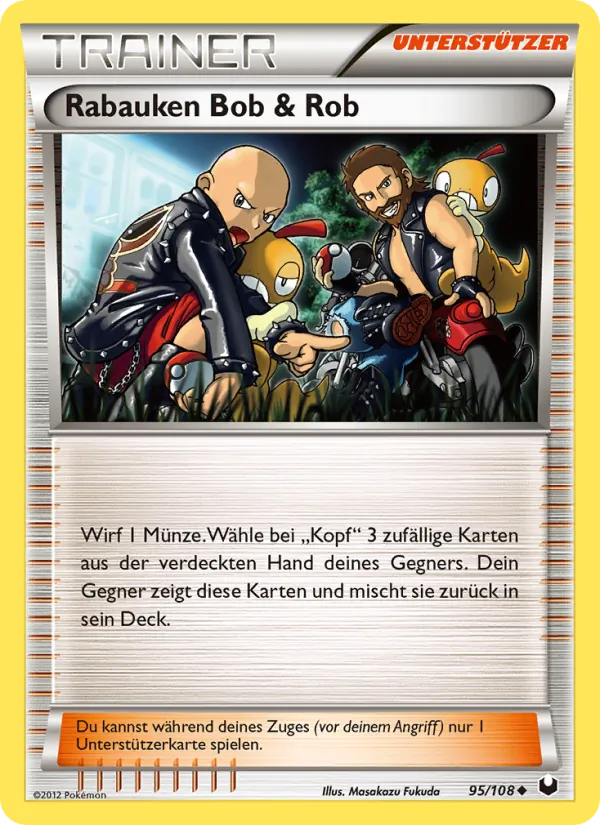 Karte Rabauken Bob & Rob aus Erforscher der Finsternis, Nummer 95/108