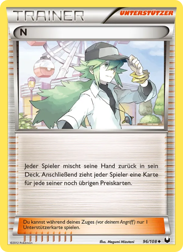 Karte N aus Erforscher der Finsternis, Nummer 96/108
