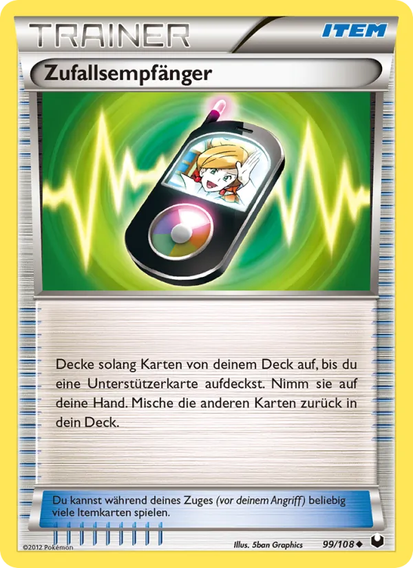 Karte Zufallsempfänger aus Erforscher der Finsternis, Nummer 99/108