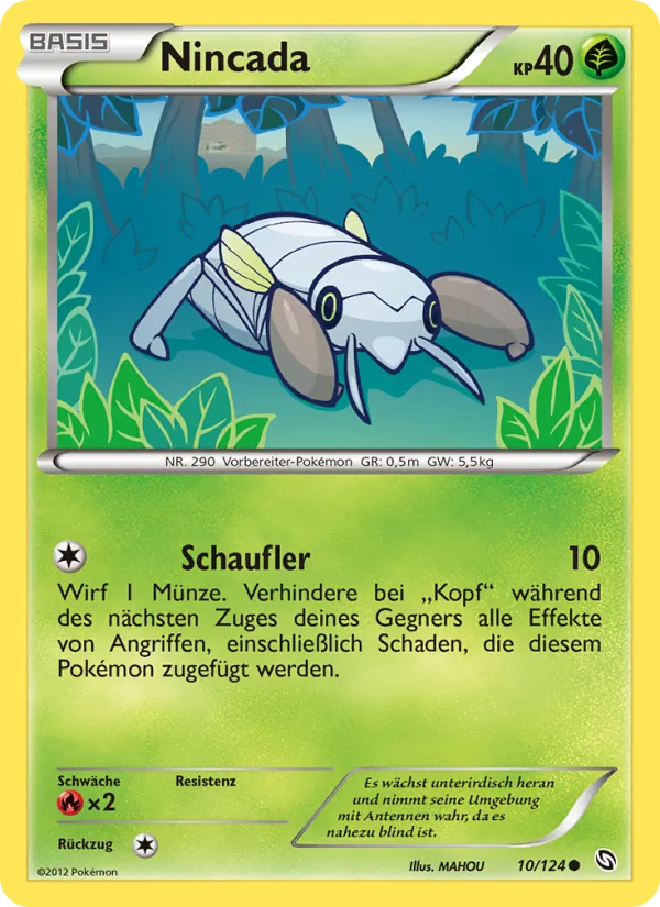 Karte Nincada aus Hoheit der Drachen, Nummer 10/124