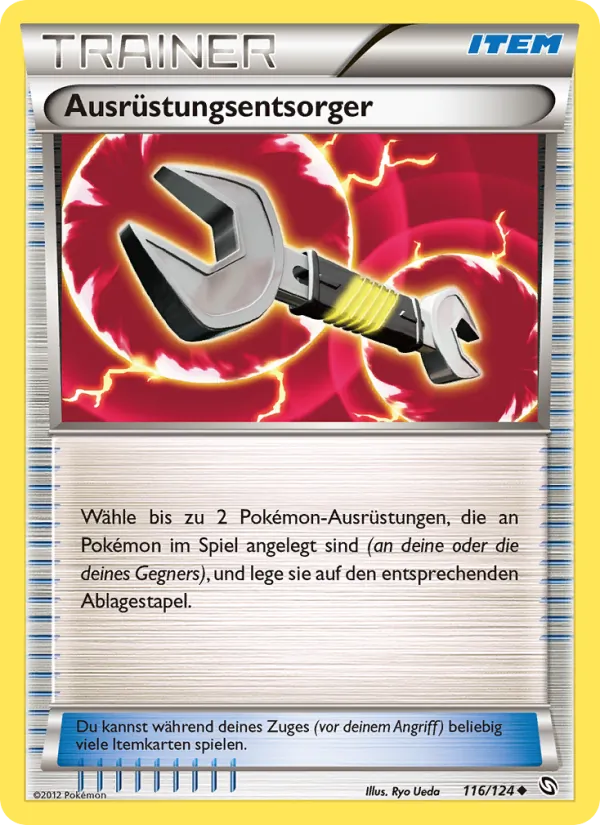Karte Ausrüstungsentsorger aus Hoheit der Drachen, Nummer 116/124