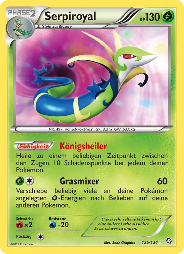 Karte Serpiroyal aus Hoheit der Drachen, Nummer 125/124