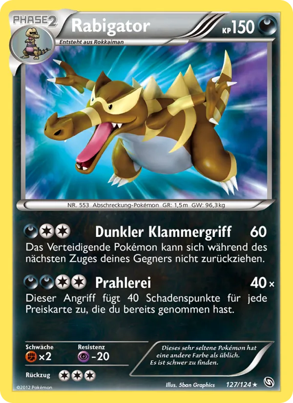 Karte Rabigator aus Hoheit der Drachen, Nummer 127/124
