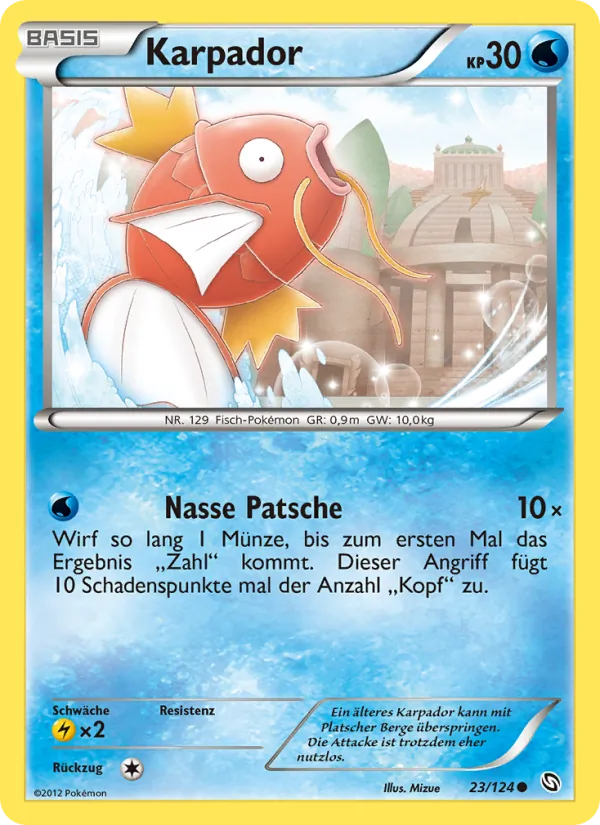 Karte Karpador aus Hoheit der Drachen, Nummer 23/124