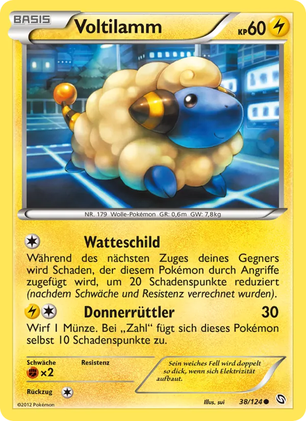 Karte Voltilamm aus Hoheit der Drachen, Nummer 38/124