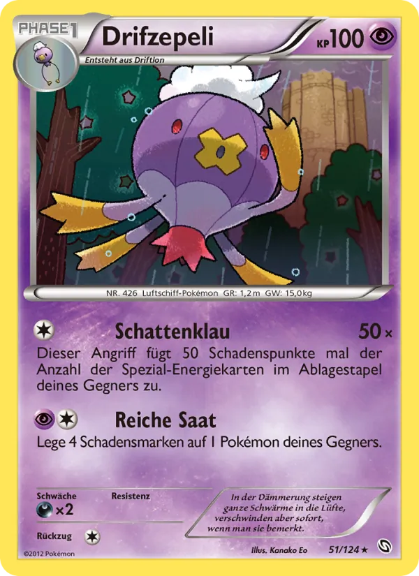 Karte Drifzepeli aus Hoheit der Drachen, Nummer 51/124