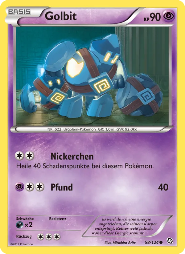 Karte Golbit aus Hoheit der Drachen, Nummer 58/124