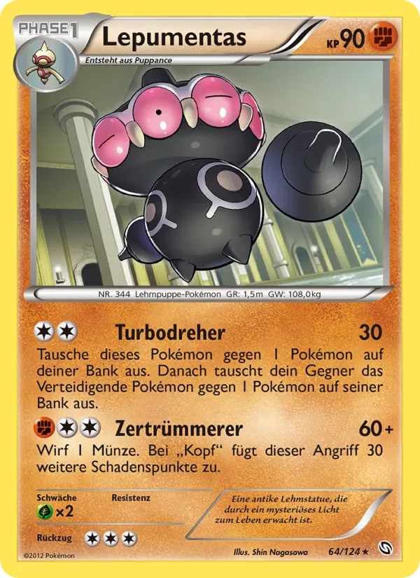 Karte Lepumentas aus Hoheit der Drachen, Nummer 64/124