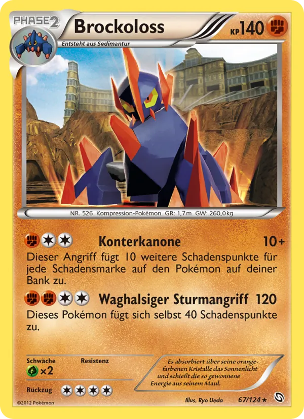 Karte Brockoloss aus Hoheit der Drachen, Nummer 67/124
