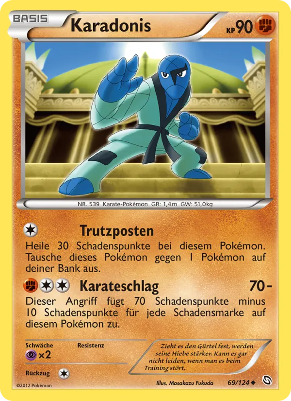 Karte Karadonis aus Hoheit der Drachen, Nummer 69/124