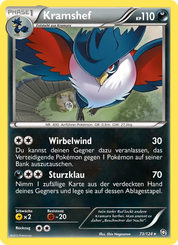 Karte Kramshef aus Hoheit der Drachen, Nummer 73/124