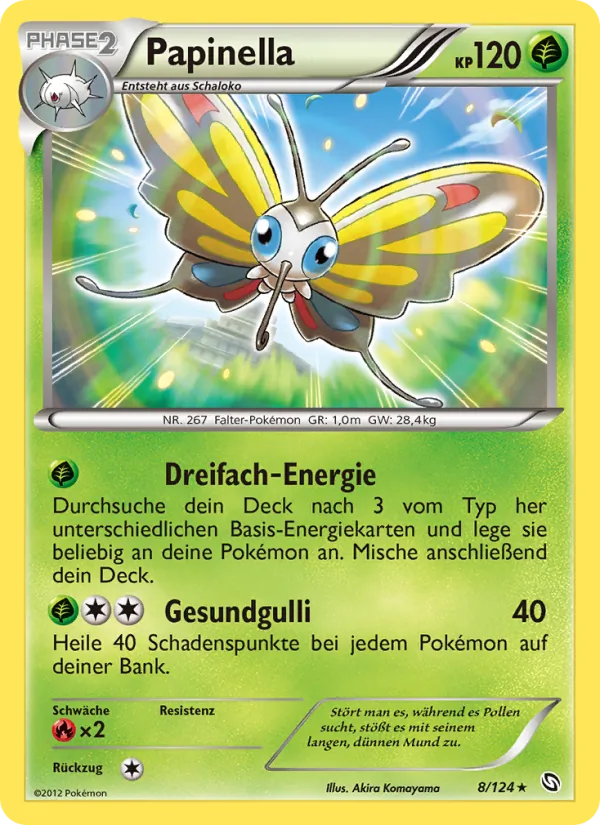 Karte Papinella aus Hoheit der Drachen, Nummer 8/124